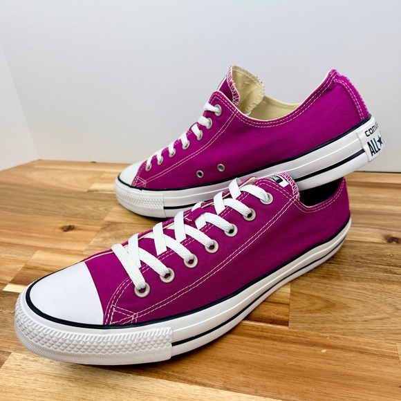 Converse Chuck Taylor All Star Low Top Fuchsia Pink Mens 13 Womens 15 - Picture 9 of 9